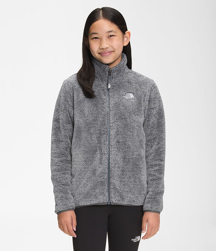 The North Face Jacket Suave Oso Fleece Grey - Girls - Thailand LPJEB-9845